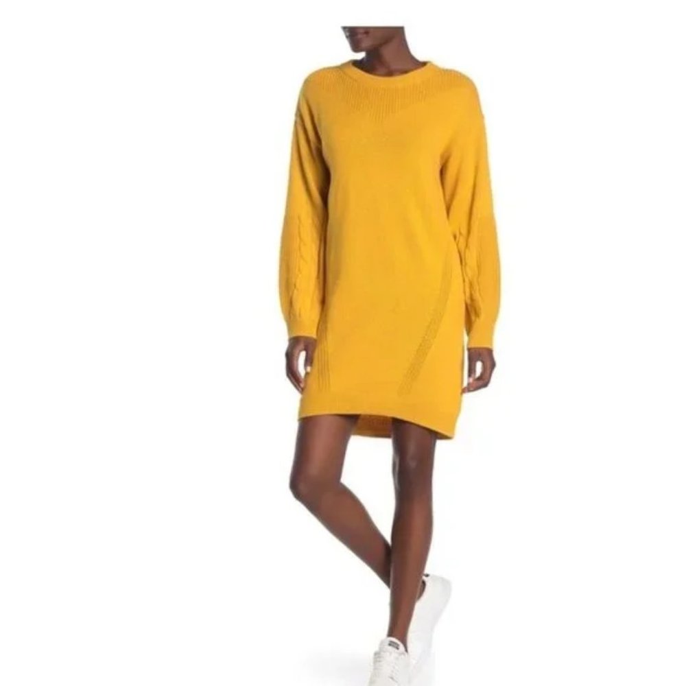 Abound Stitched Mix Sweater Dress